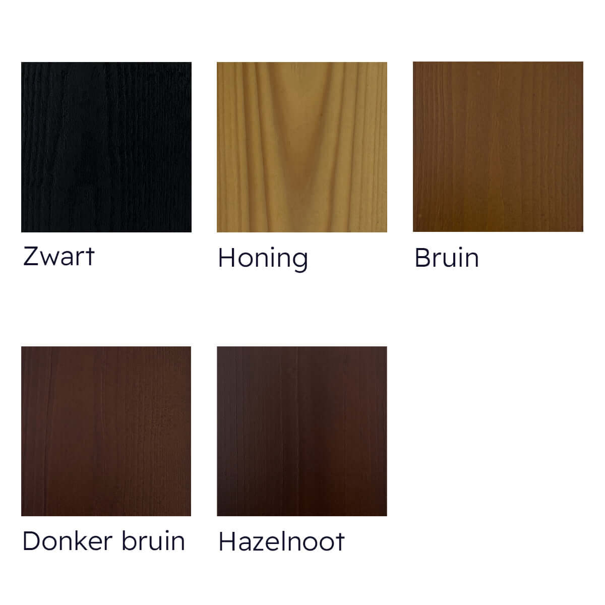 Presilva Woodstain buitenbeits kleuren